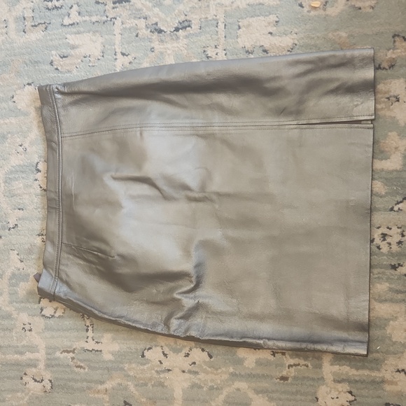 Vintage David Benjamin Leather Skirt - Picture 5 of 8
